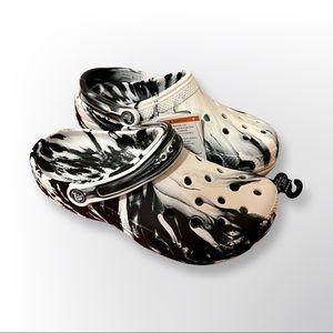 Marbled Crocs, brand new